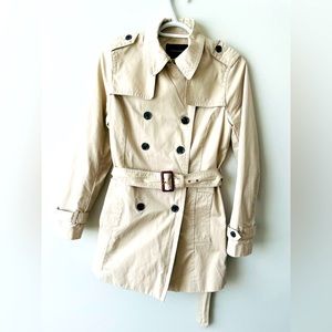Banana Republic Women's Trench Coat Jacket Khaki Beige